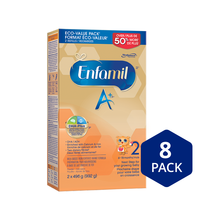 Préparation pour nourrissons Enfamil A+®2 , en poudre, contenant recharge, 992g