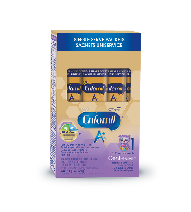 Enfamil A Gentlease Infant Formula Single Serve Powder 17.4g