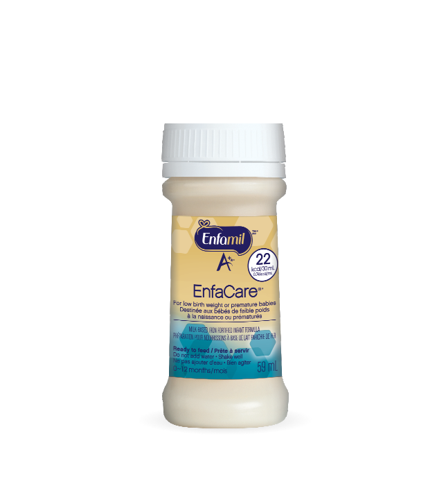 Préparation pour nourrissons Enfamil A+ EnfaCare® PRÊTE À SERVIR, Biberon Nursette® 59ml