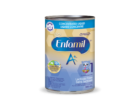 Enfamil A+ Lactose Free Infant Formula, Concentrated Liquid, 385mL, 12