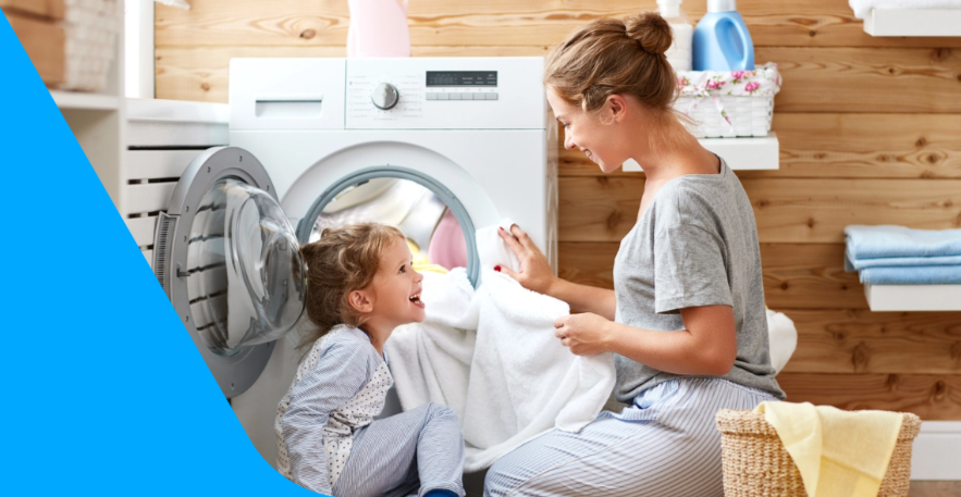 Eliminate odour-causing bacteria with Lysol Laundry Additive!