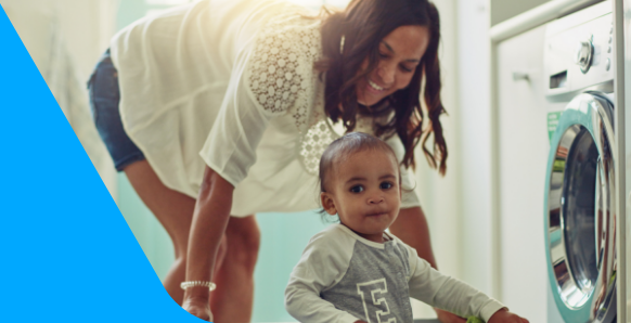 Eliminate stubborn odours from your Toddlers laundry with Lysol Laundry Additive!
