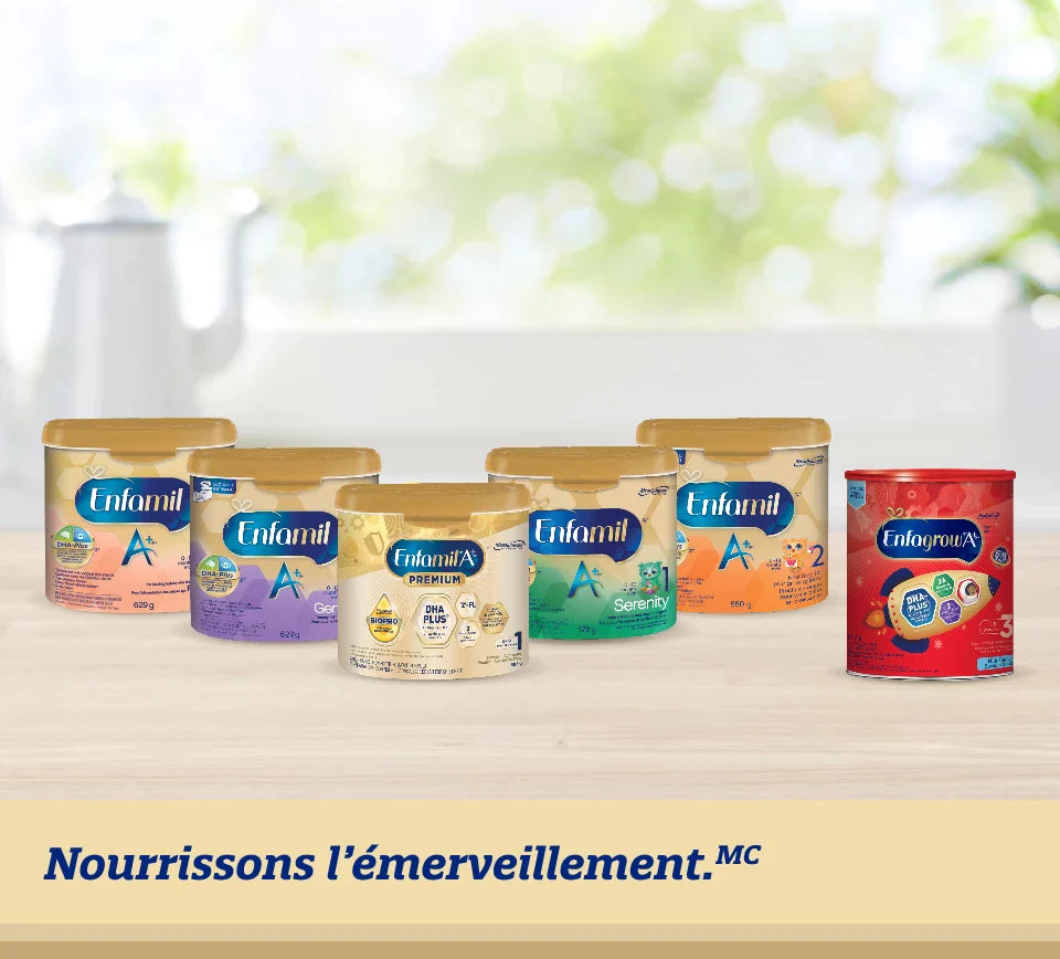 Produits de préparations pour bébés Enfamil A+