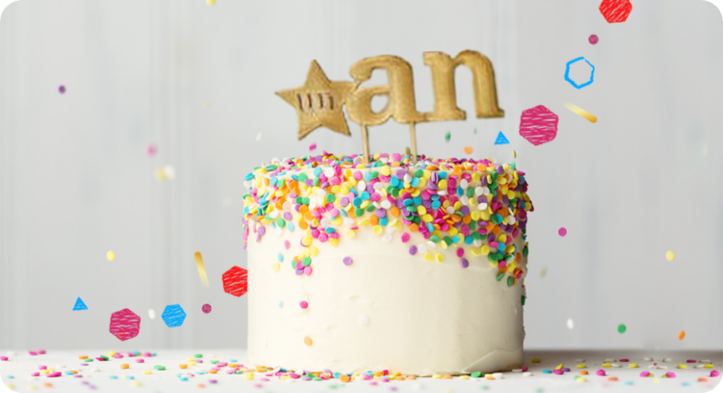 Recevez une décoration de gâteau GRATUITE