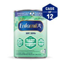 Enfamil A+ Soy Infant Formula, Concentrated Liquid, 385mL, 12 cans