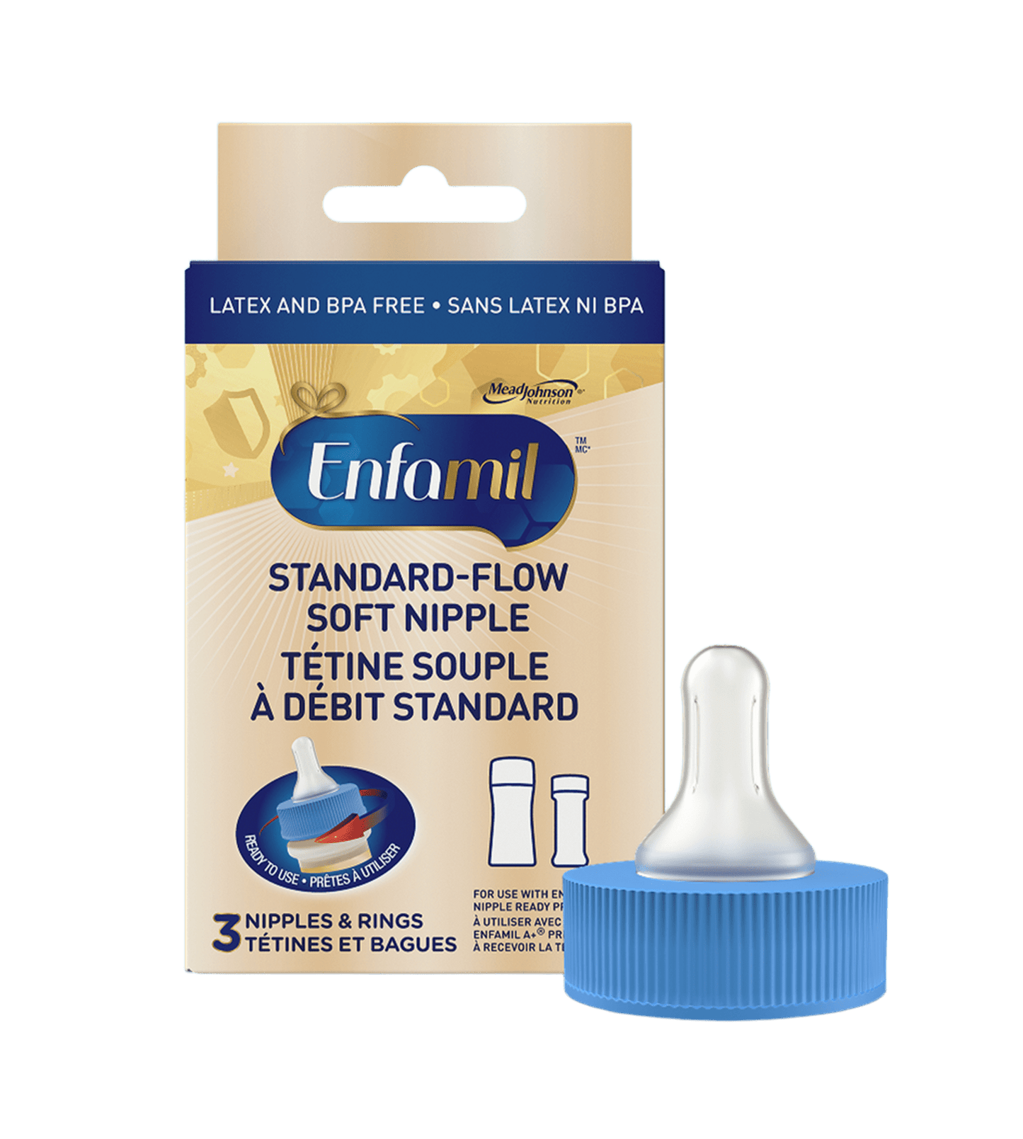 Tétines souples à débit standard Enfamil
