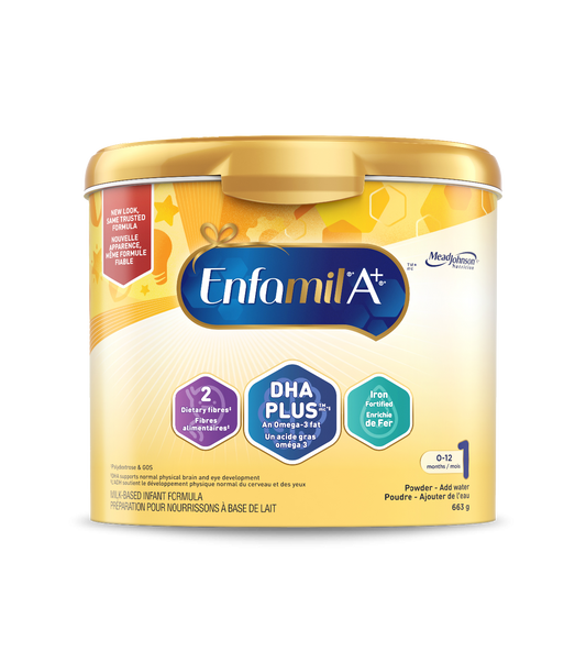 Enfamil A+ Infant Formula, Powder Tub, 663g