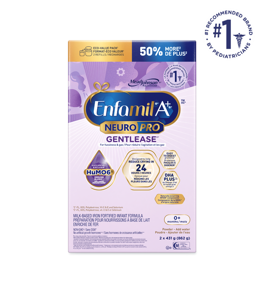 Enfamil A+ NeuroPro Gentlease Infant Formula, Powder Refill