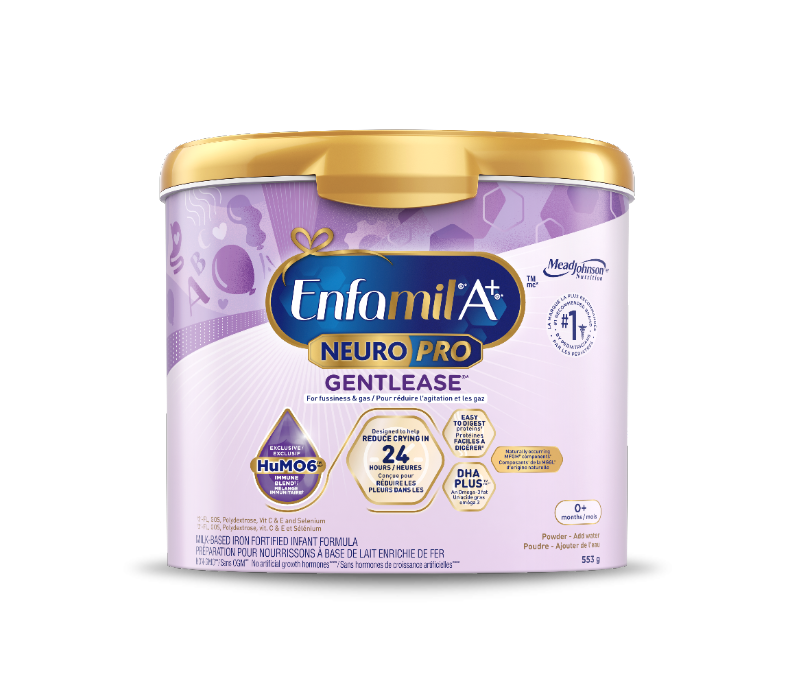 Infant Formula and Toddler Drink Comparison Chart Enfamil A+ Canada