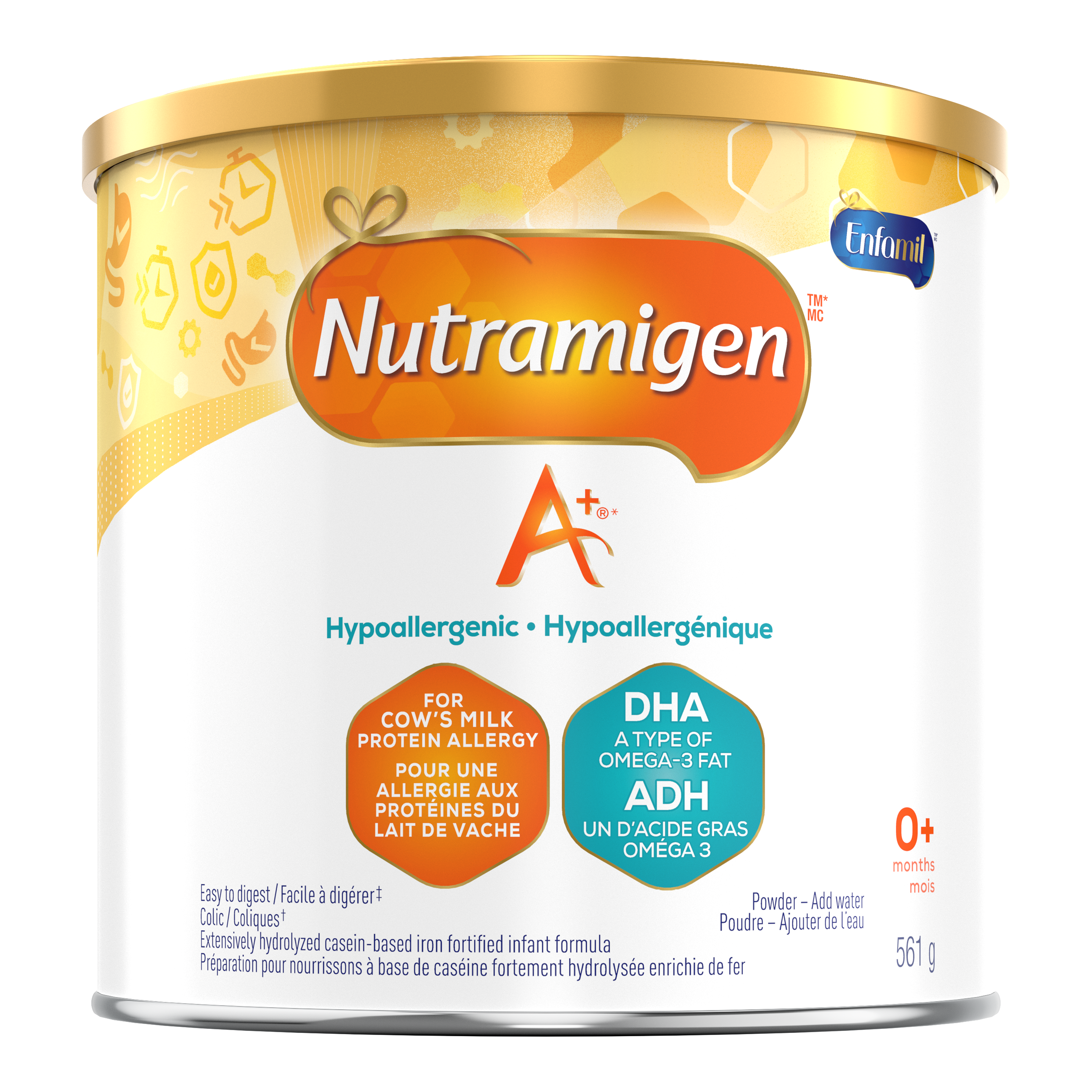 Préparation pour nourrissons Nutramigen® A+® Hypoallergénique, poudre 454g
