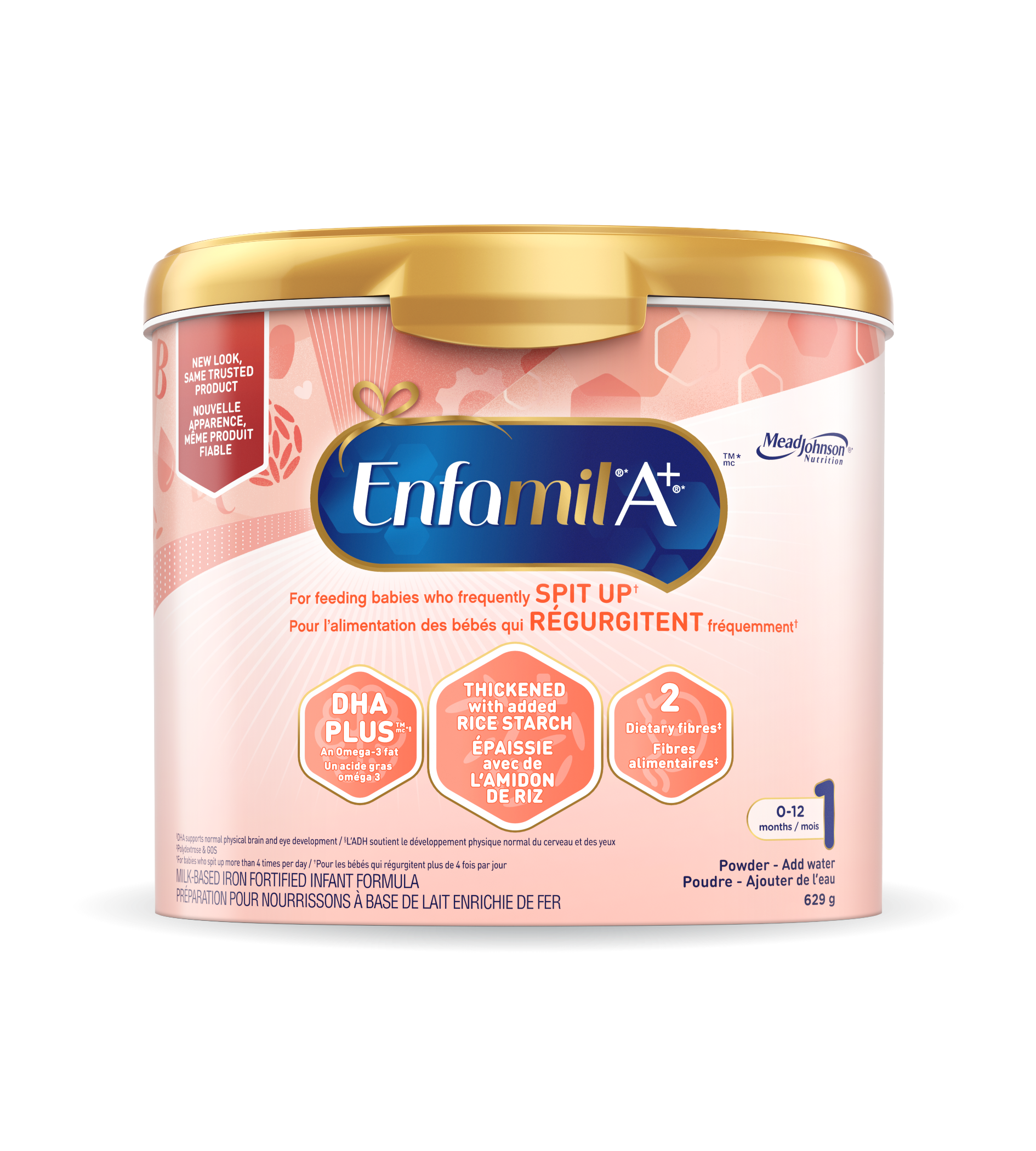 Enfamil A+ for frequent Spit Up, Powder, 629g