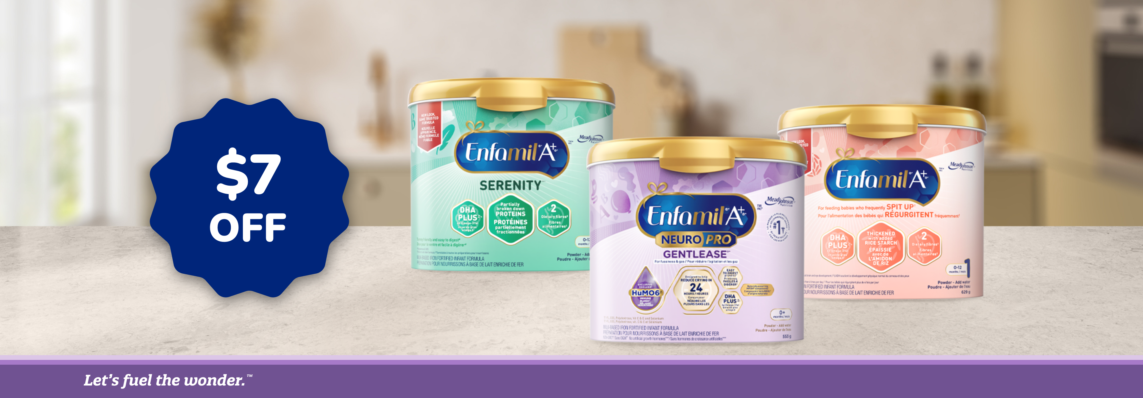 Get $7 Cashback on Enfamil A+<sup>®</sup> Brands<sup>*</sup> Today!