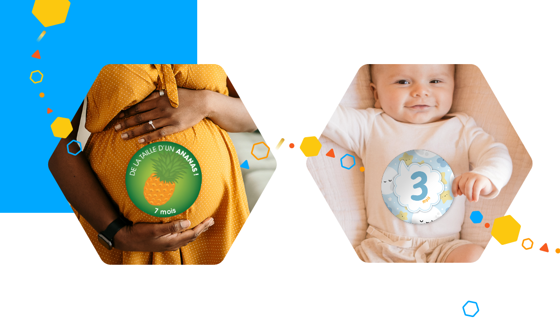 Célébrez vos étapes avec des badges ludiques Enfamil A+ Canada