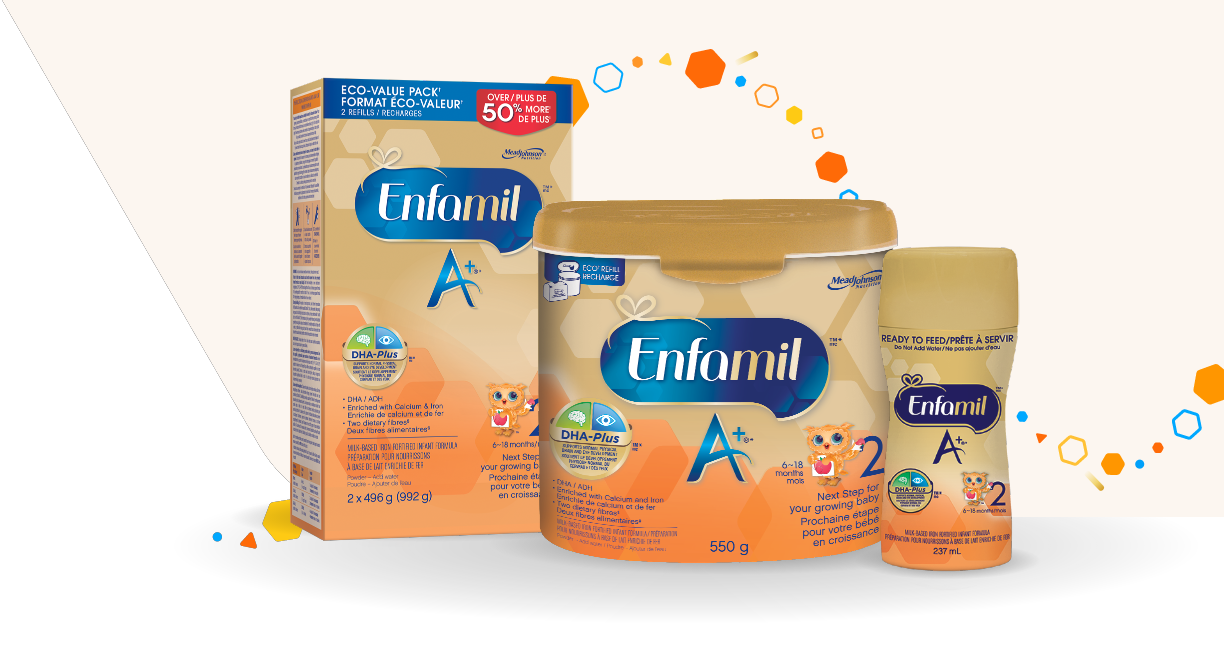 Enfamil A+® infant formulas