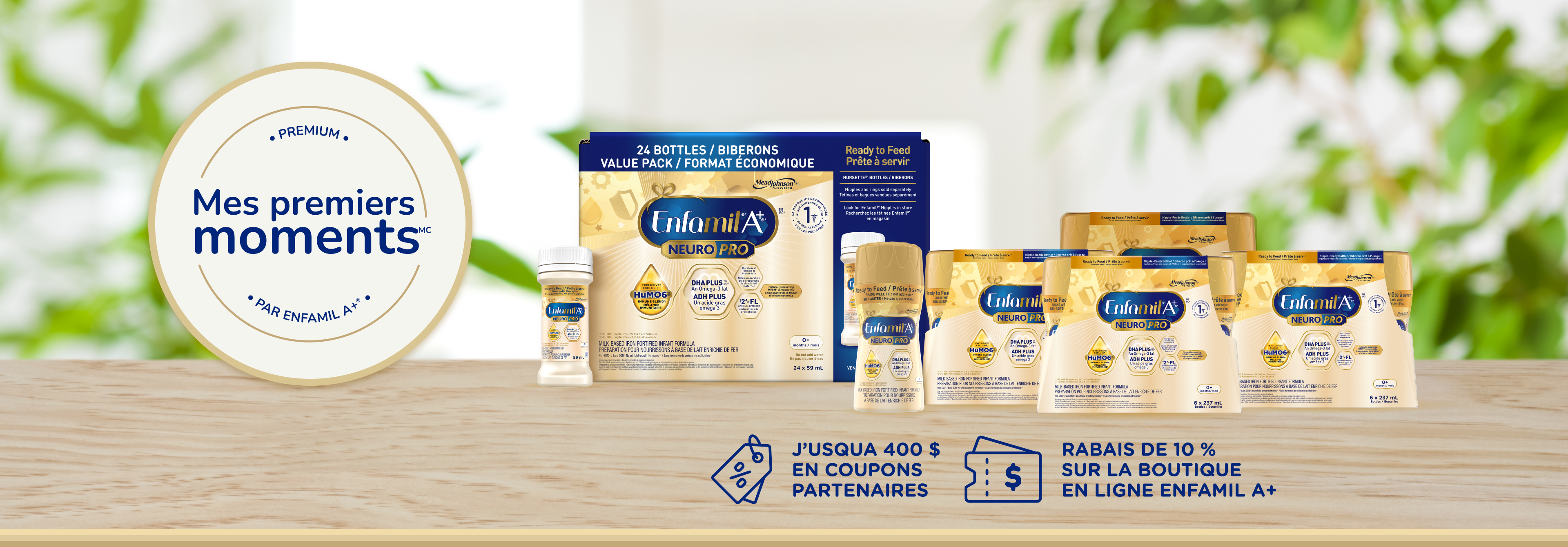 Joignez-vous à Mes premiers moments<sup>MC</sup> par Enfamil A+®