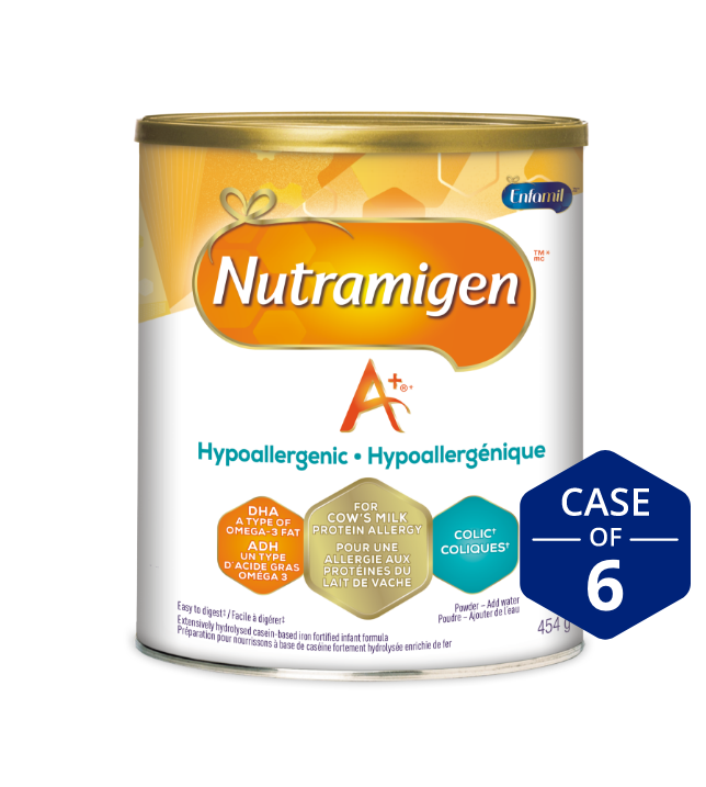 Nutramigen A+ Hypoallergenic Infant Formula, Powder, 454g