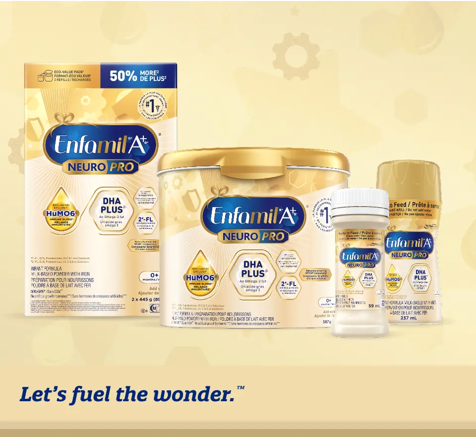 Enfamil A+<sup>®</sup> Newborn Formulas