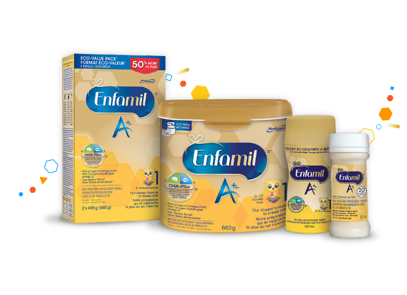 Essayez l’outil de recherche de produits Enfamil A+®