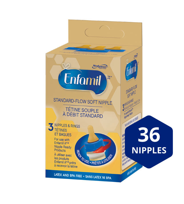 Enfamil Standard-Flow Soft Nipples