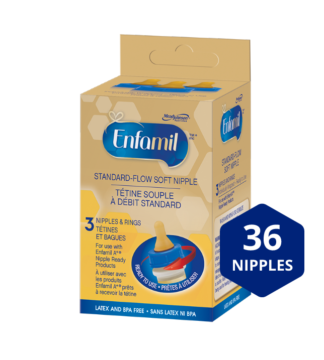 Enfamil Standard-Flow Soft Nipples Enfamil A+ Canada