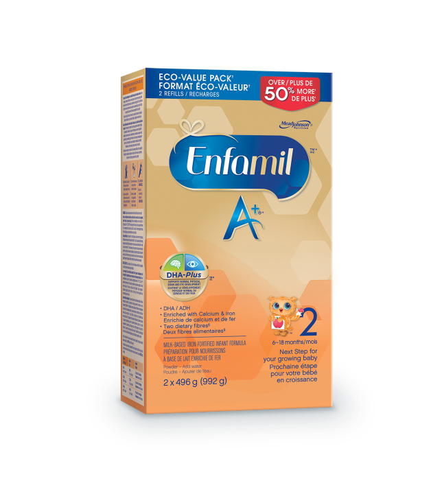 Préparation pour nourrissons Enfamil A+®2 , en poudre, contenant recharge, 992g