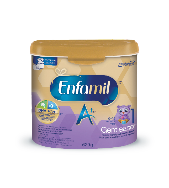 Préparation pour nourrissons Enfamil A+®, Gentlease en poudre, contenant 629g