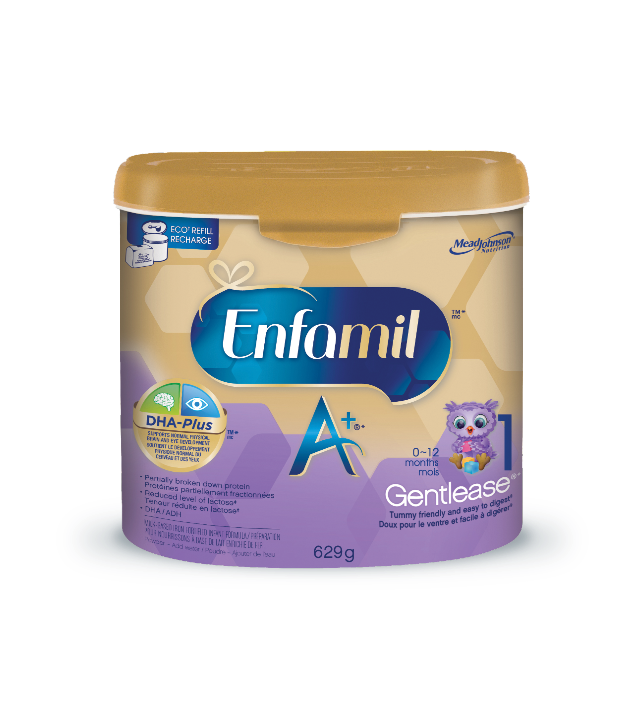 Enfamil A+ Gentlease Infant Formula, Powder Tub, 629g