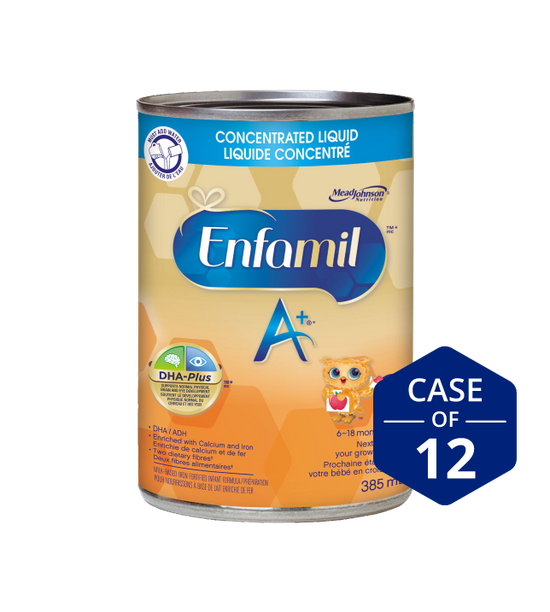 Enfamil A+ 2 Infant Formula, Concentrated Liquid, 385mL, 12 cans