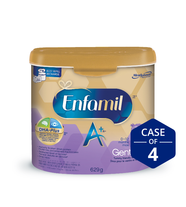 Préparation pour nourrissons Enfamil A+®, Gentlease en poudre, contenant 629g