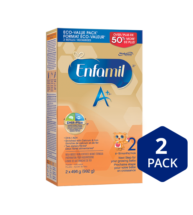 Enfamil A+ 2 Infant Formula, Powder Refill, 992g
