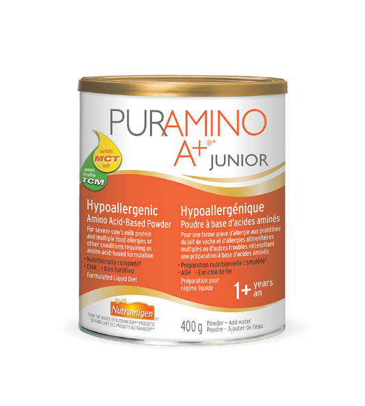 Puramino A+ Jr. Hypoallergenic Infant Formula, Powder, 400g