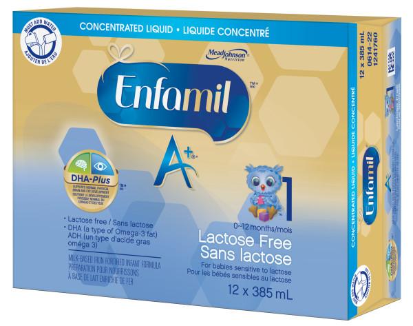 Enfamil A+ Lactose Free Infant Formula, Concentrated Liquid, 385mL