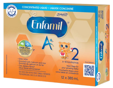 Enfamil A+ 2 Infant Formula, Concentrated Liquid, 385mL, 12 cans